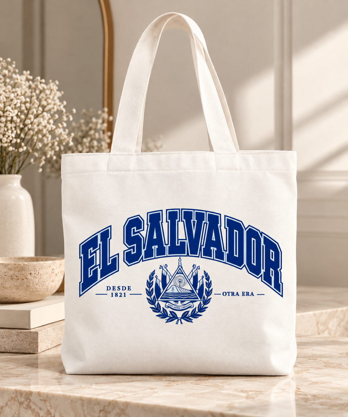 El Salvador Varsity Tote Bag