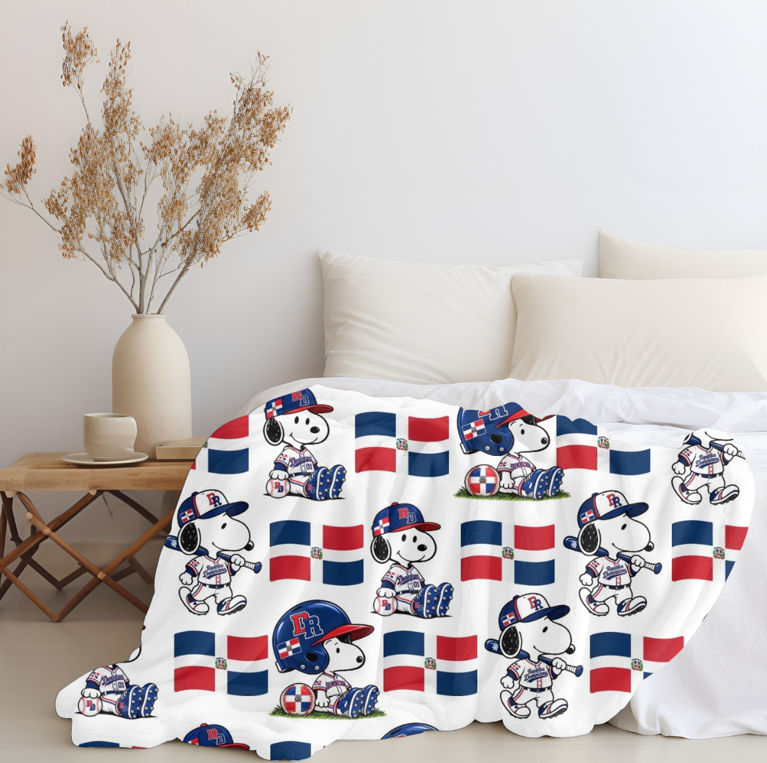 Snoopy x Republica Dominicana Plush Blanket