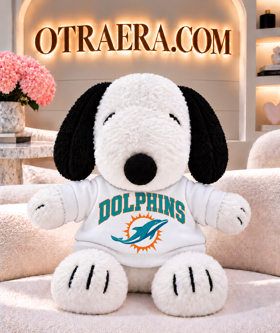 Miami Dolphins Snoopy Plushie
