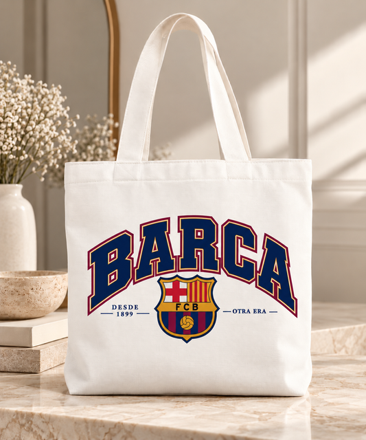 Barca Varsity Tote Bag