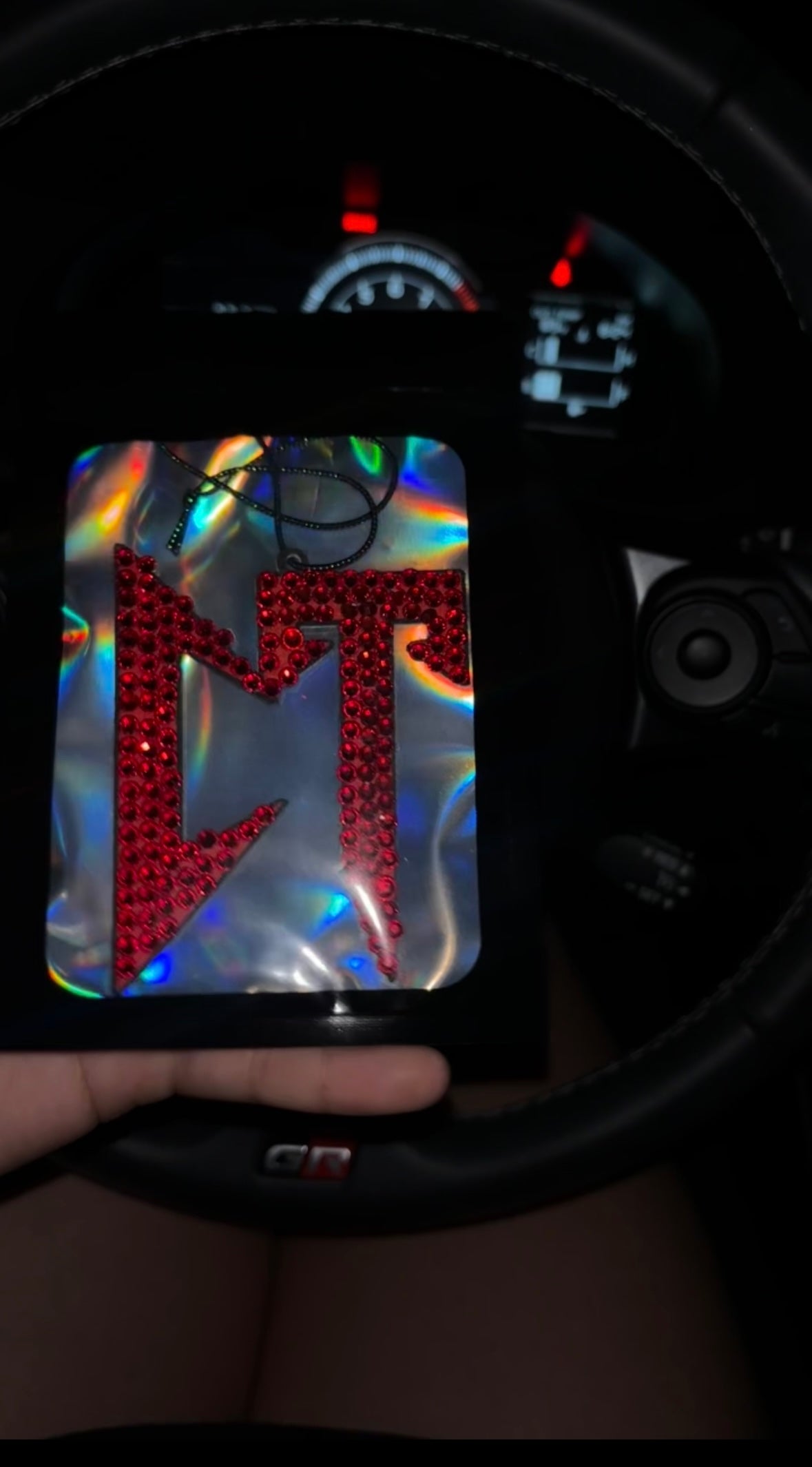 Ambientador para coche con diamantes de imitación Corridos Tumbados