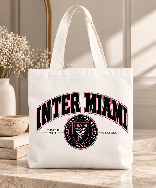 Inter Maimi Varsity Tote Bag
