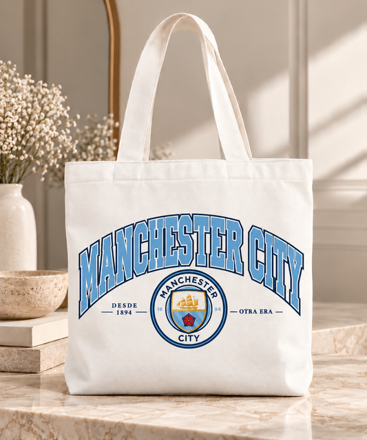 Manchester City Varsity Tote Bag
