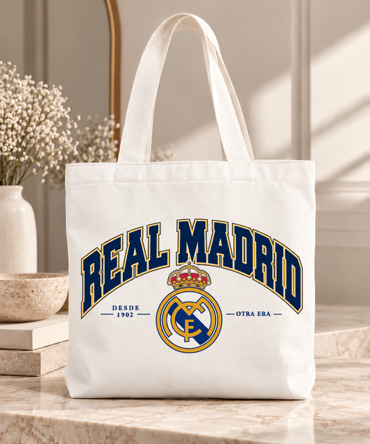 Real Madrid Varsity Tote Bag