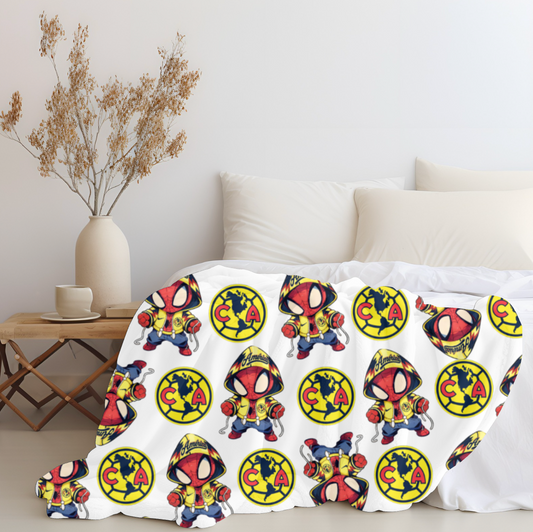 Spiderman x Club America Plush Blanket
