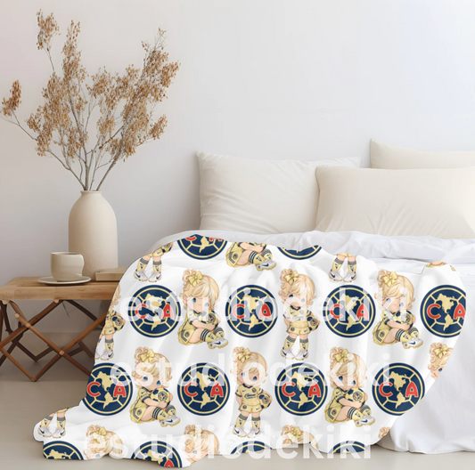 Precious Moments x Club America Plush Blanket